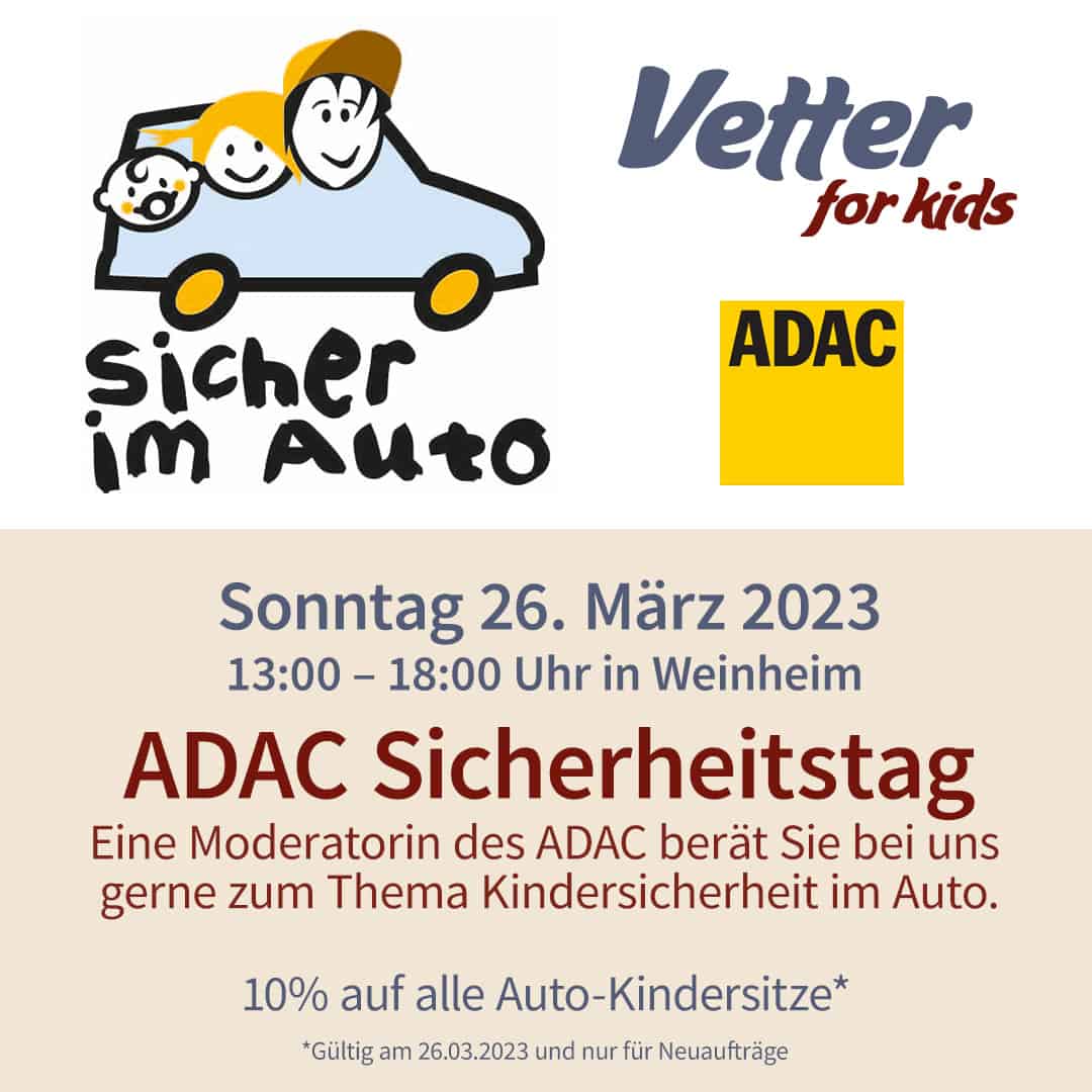 ADAC Kindersitz Aktion 2023